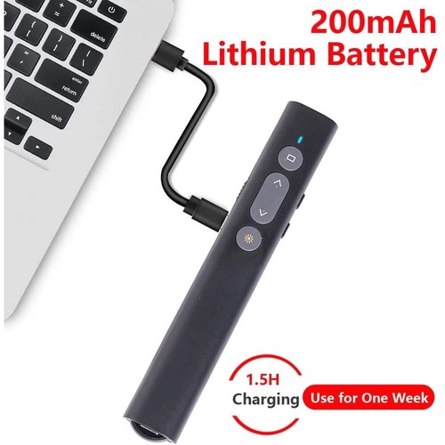 Powerpoint Remote Control Pointer with Hyperlink Volume Control & Laser Pointer - Zdjęcie 4 z 5