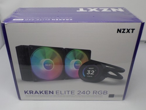 NZXT Kraken RL-KR24E-B1 - 240 mm - Enfriador líquido LCD RGB nuevo nunca abierto - Imagen 2 de 2