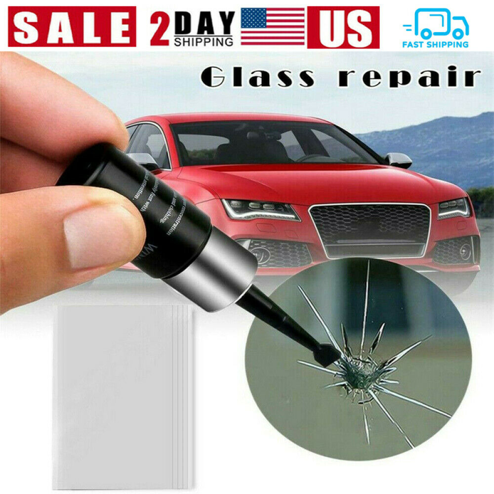 Car Glass Nano Repair Fluid Kit Automotive Window Glass Crack Repair eBay