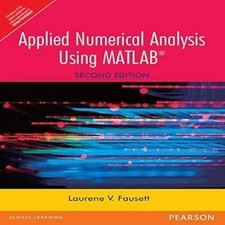 New:Applied Numerical Analysis Using MATLAB 2nd ed- 9788131728536