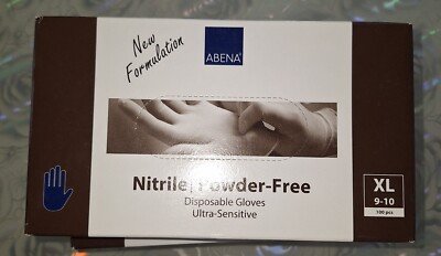 Einweghandschuhe Nitril Handschuhe, blau, 100 Stück, xl