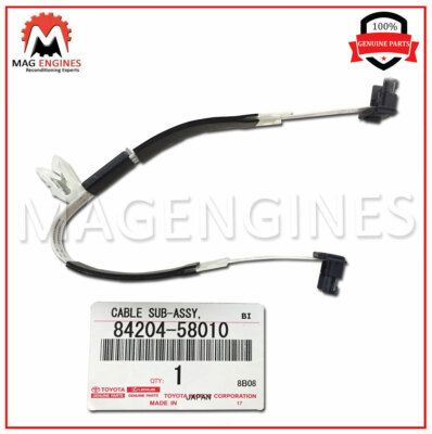 Genuine Toyota 84204-58010 Steering Pad Switch Cable – OEM, Made In Japan