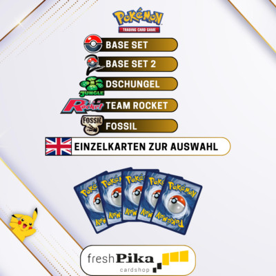 Pokemon - Base Sets - English   Einzelkarten zur Auswahl