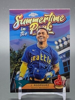 ゲームセンター・ゲームカード JULIO RODRIGUEZ 2024 Topps Chrome - Strokes Julio Rodriguez #S-18 for sale