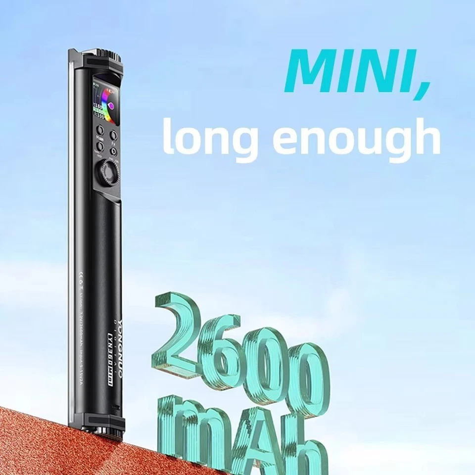 YONGNUO YN360 MINI 2700K-7500K RGBWW Full Color Handheld Led Video Tube Light - Image 2 of 4