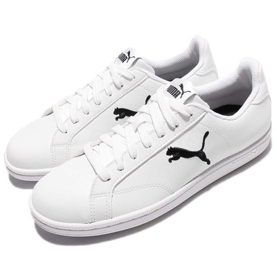 puma smash cat l white sneakers
