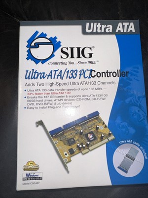SIIG CN2487 Ultra ATA/133 PCI Dual Channel Bus Master Host Controller