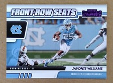 2021 CONTENDERS DRAFT PICKS FRONT ROW SEATS #22 JAVONTE WILLIAMS RC PURPLE FOIL 
