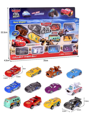 12Pcs Disney Pixar Cars Lightning McQueen Jackson Storm Mater | eBay