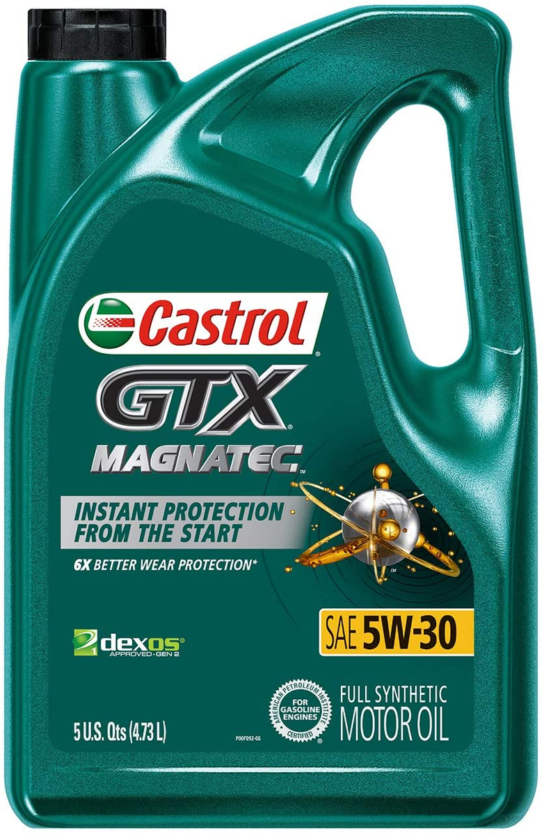 Castrol GTX MAGNATEC 5W-30 Full Synthetic Motor Oil 5 Quart