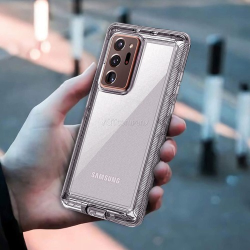 Für Samsung Galaxy S21 Plus S22 S23 Ultra S20+ Hülle Robust Klar Handyhülle - Bild 24 von 55