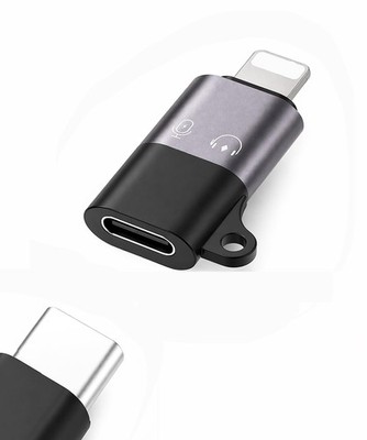 for Microphone Receiver Type-C to Lighting Adapter, USB-C to Lighting Convert...