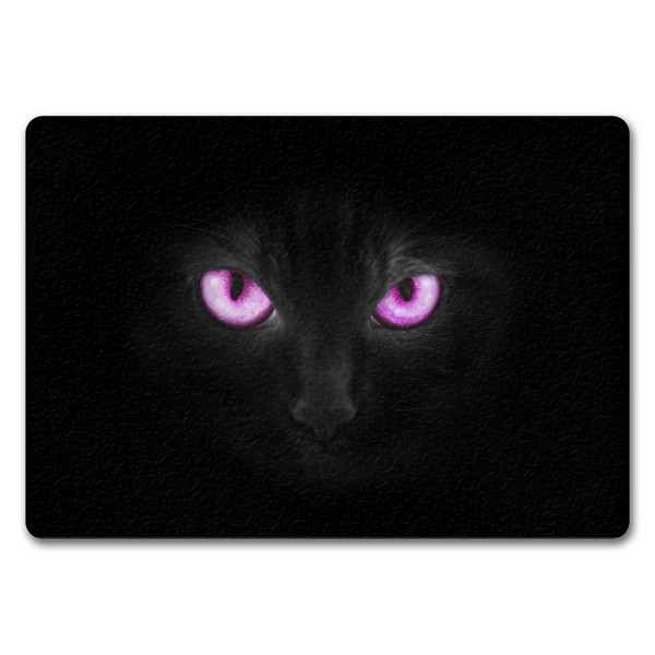 Katze Mit Pinken Augen FußMatte Randlos Mit Motiv FußMatte Fussmatte TüRmatte-image