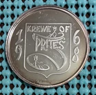 1978 Krewe of SPRITES / Meets the Comics  .999 FINE SILVER Mardi Gras Doubloon