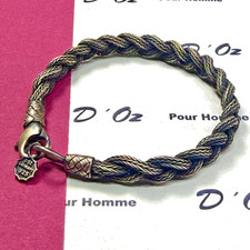 Silber 925 massiv HerrenArmband #RAW d'Oz 17cm 3 KÖNIGSKETTEN Armband Herren NEU