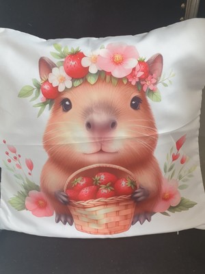 Tolles Capybara süßes lustiges Themenkissen Fab Fun (Bild 31)