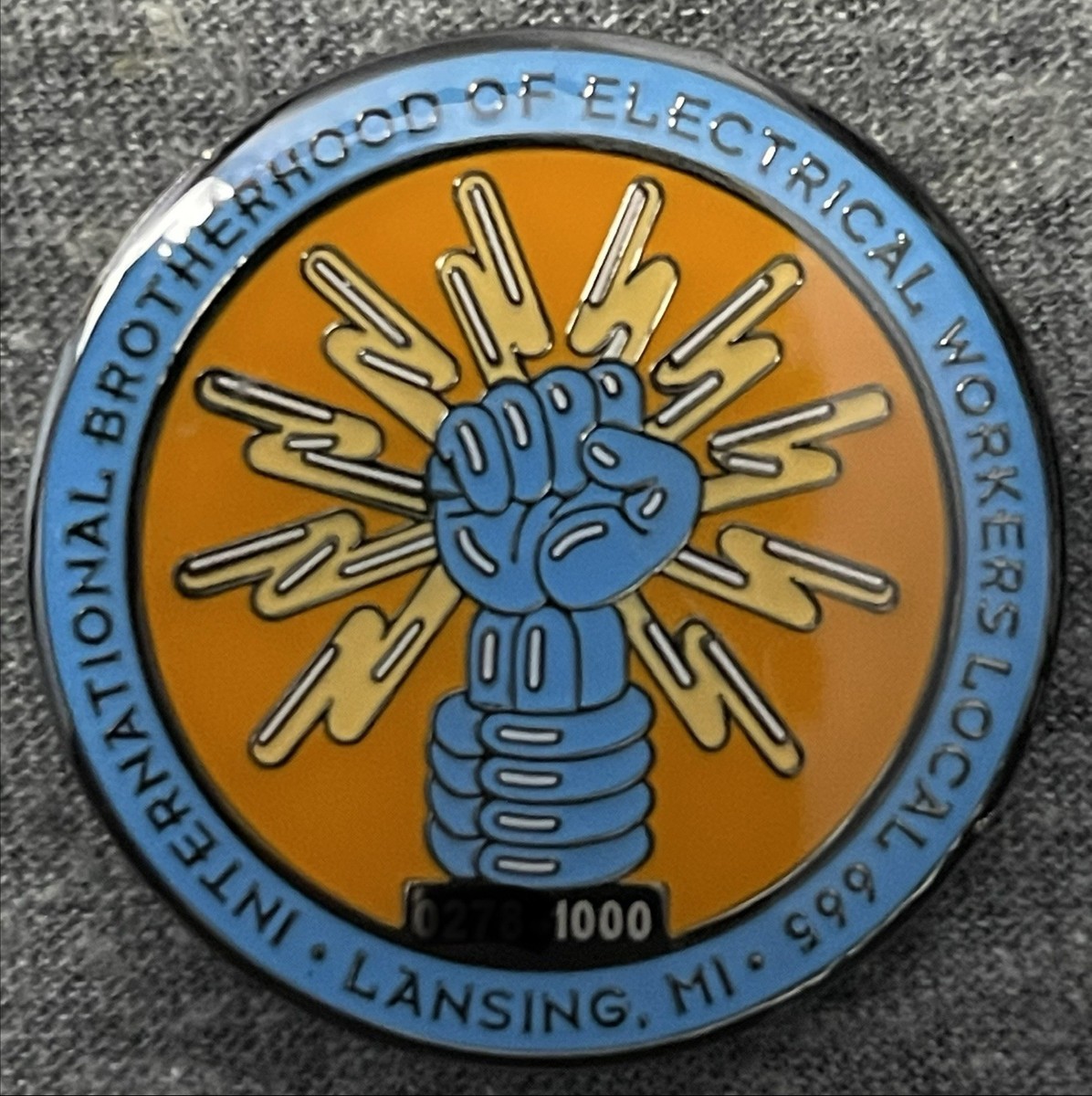 IBEW Local 665 Challenge Coin Lansing Michigan Bender | eBay