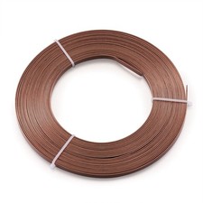 Cheriswelry 32 Feet 5mm Flat Aluminum Wire - 18 Gauge Soft Bendable Metal Cra...