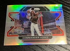 2022 Panini Prizm WWE Commander Azeez Silver Prizm