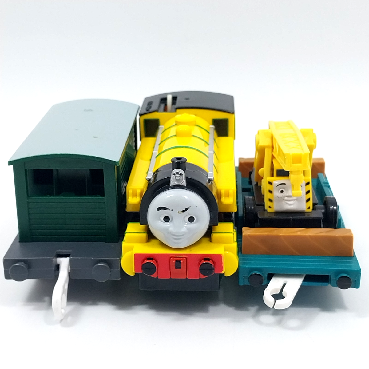 toytoy気まぐれ縁リース　黄色　イエロー Thomas & Friends TOMY Plarail Yellow Victor and Kevin Set Train