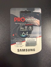 New Samsung 64GB PRO Endurance MicroSDXC UHS-I 4K Ultra HD Memory Card