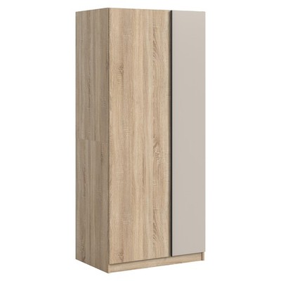 Drehtürenschrank OAKLAND - Sonoma Eiche - Kashmir - 2-türig - 80 cm
