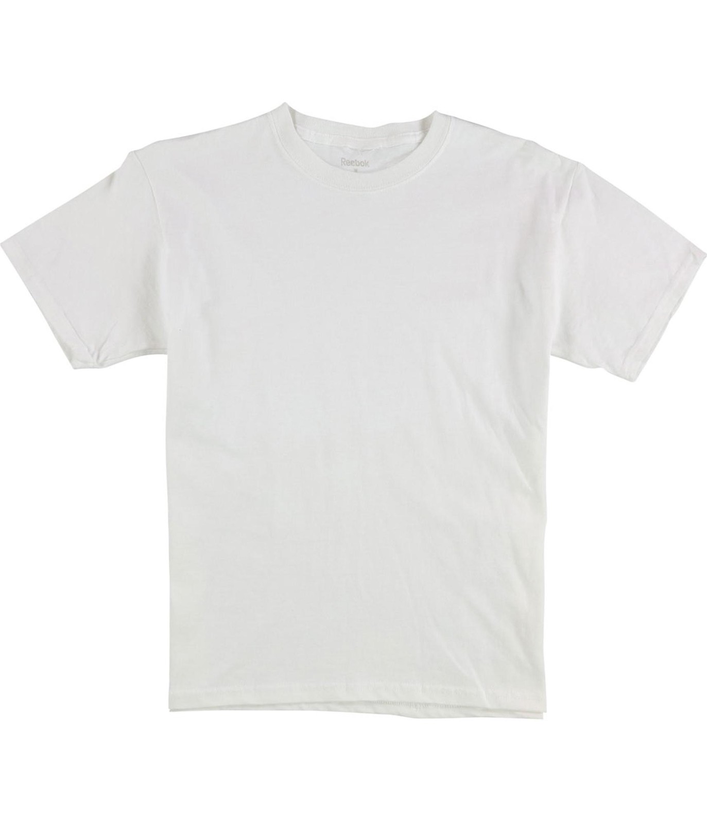 Reebok Mens Solid Basic T-Shirt, White, Medium - image 3