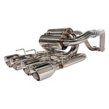 For Chevy Corvette 05-13 Pypes 304 SS Axle-Back Exhaust System w Quad Rear Exit