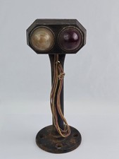 Antique Automobile Stop Turning Lighted Signal Red White Rare Mount Model T Antique Automobile Stop Turning Lighted Signal Red White Rare Mount Model T