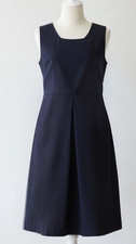MILLS Uniform Dennis Navy Blue School Jumper Dress Girls Size 14 M975 Back Zip