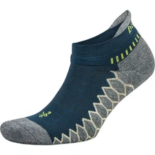 Balega Silver No Show Running Socks - Legion Blue/Gray
