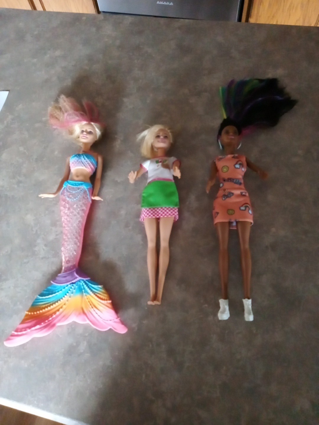 Barbie Dolls Lot Of 3