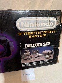 Nintendo Deluxe Set Box and R.O.B. with Gyromite NES Styrofoam