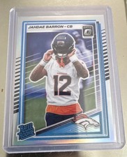 2025 Panini Donruss - Rated Rookie Jahdae Barron #365 Optic Preview Holo Prizm 