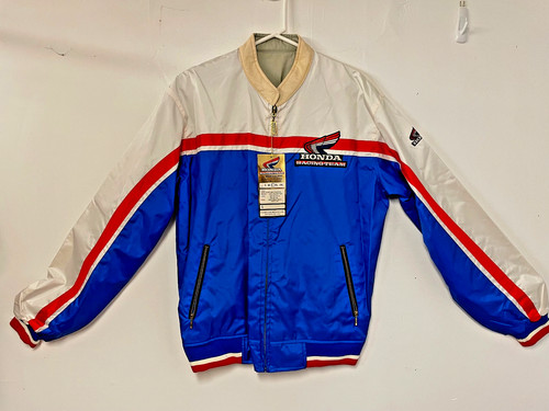 Honda Racing Team Jacket Windbreaker Size L NEVER WORN Hondaline
