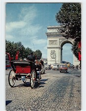 Postcard Sur Les Champs Elysees Paris France