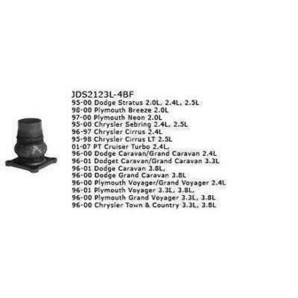 Kit de reparación de tubo flexible de escape Dodge Caravan 95-00 Foto 2 de 2