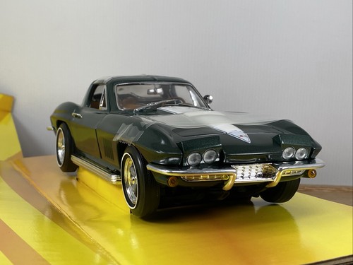 1/18 Ertl American Muscle 1967 Chevrolet Corvette Stingray Green 32270 ! - Picture 18 of 18