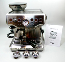 Sage Barista Express BES870 Macinacaffè Espresso - Argento - Funzionante