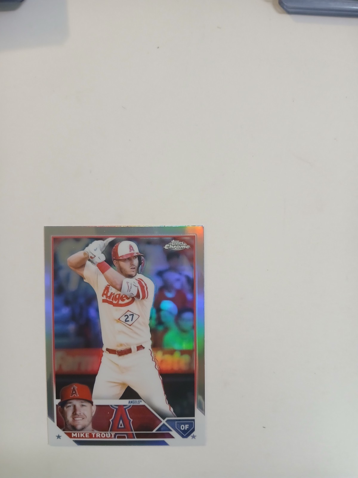 2023 Topps Chrome - #27 Mike Trout - Refractor Angels