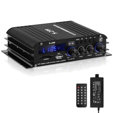 Audio Power Amplifier Bluetooth 5.0 4.1 Channel RMS 40W x 4 for Home Speakers
