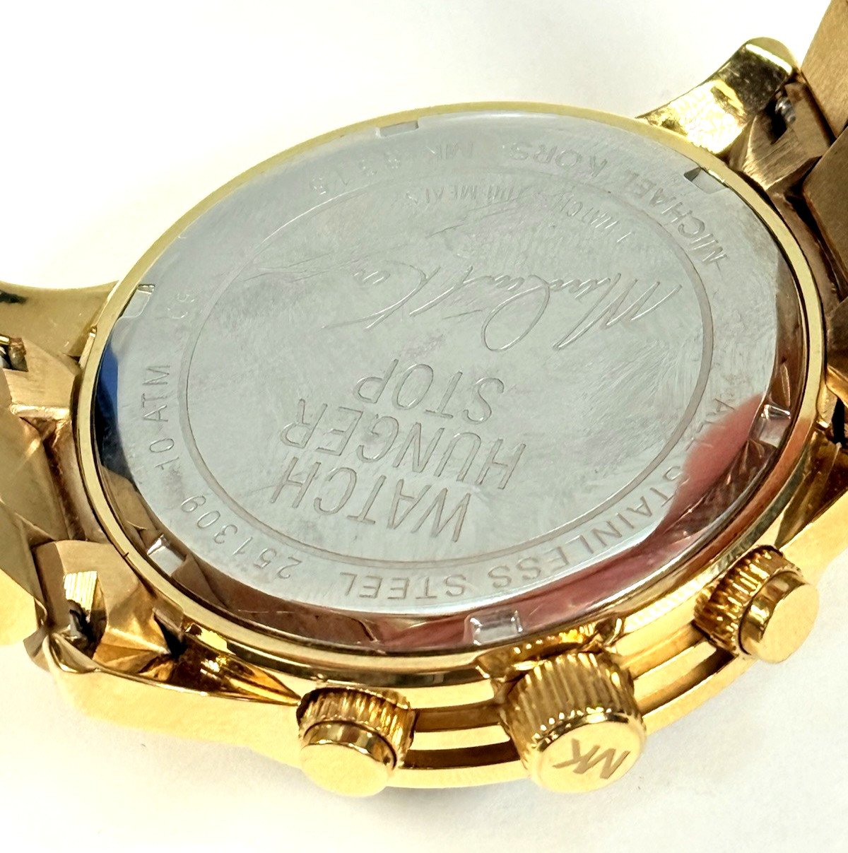 [MICHAEL KORS] Hunger Stop Gold MK8315 Stainless Steel Bracelet Women's Watch thumbnail 5