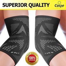 2X Elbow Brace Compression Support Sleeve Arthritis Tendonitis Reduce Joint Pain
