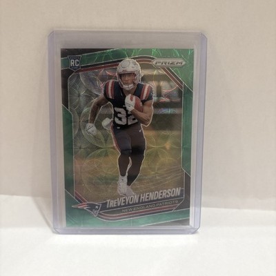 TreVeyon Henderson RC 2025 Prizm /75 Green Scope Rookie #343