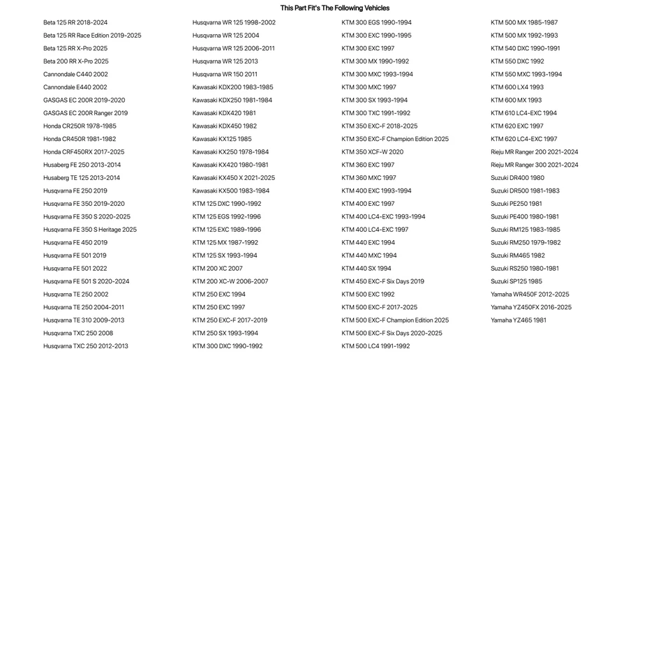 Bridgestone Battlecross E50 Enduro Tire 120/90x18 (65P) Tube Type For KTM 125 Foto 4 de 4