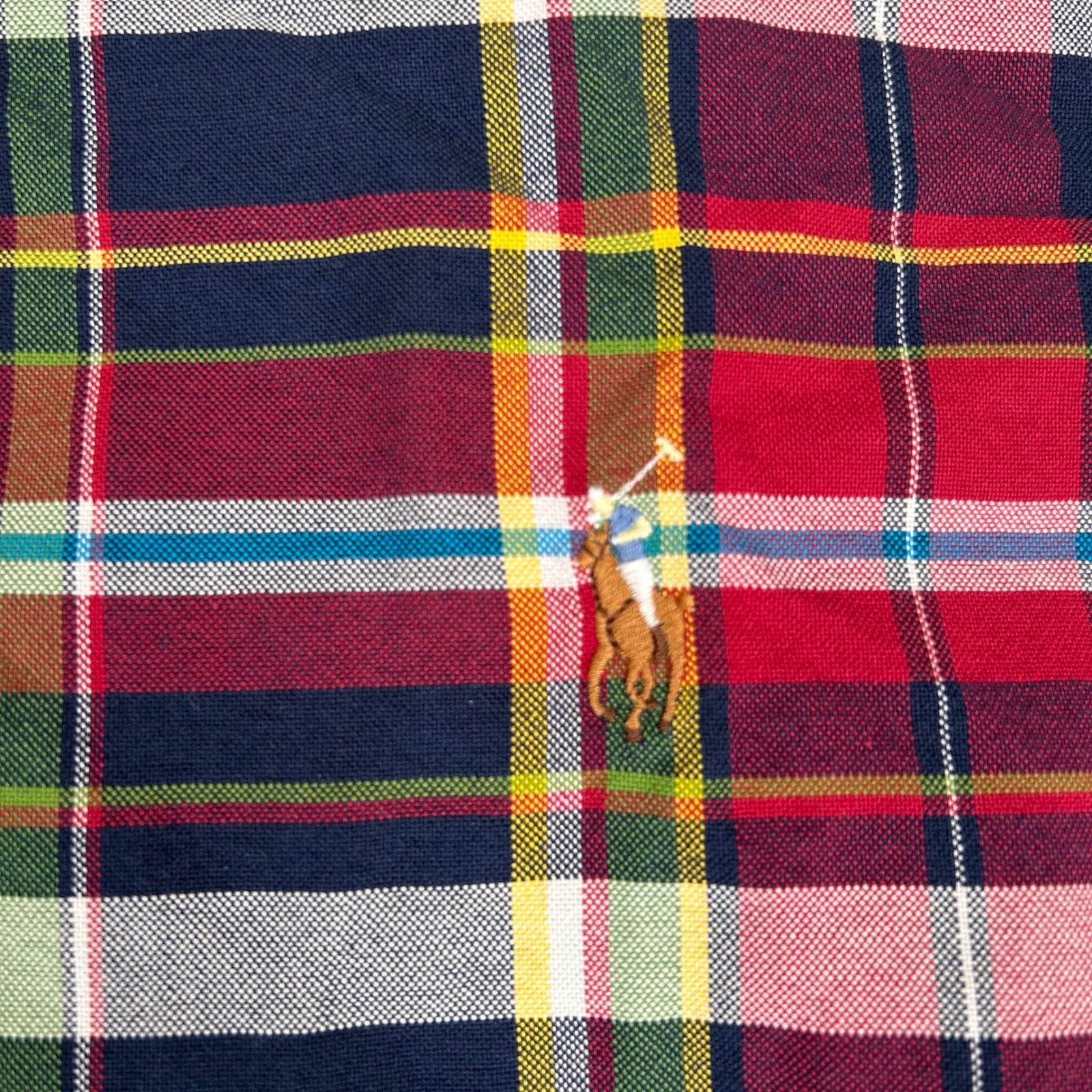 Ralph Lauren Plaid Shirt Button Down Long Sleeve Cotton Casual Mens 2XB thumbnail 4