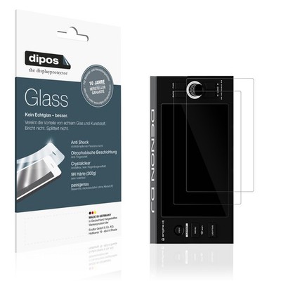 2x Schutzfolie für Denon DJ SC LIVE 4 Jog - Anti-Shock 9H Folie dipos Glass