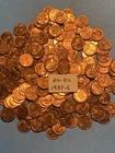 1957-D Lincoln Wheat Cent Rolls AU-BU (7) Rolls