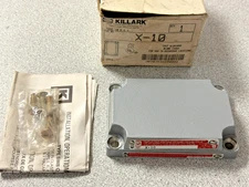 NEW HUBBELL KILLARK X-10 Blank Cover, Explosion Proof, 1 Gang, Aluminum