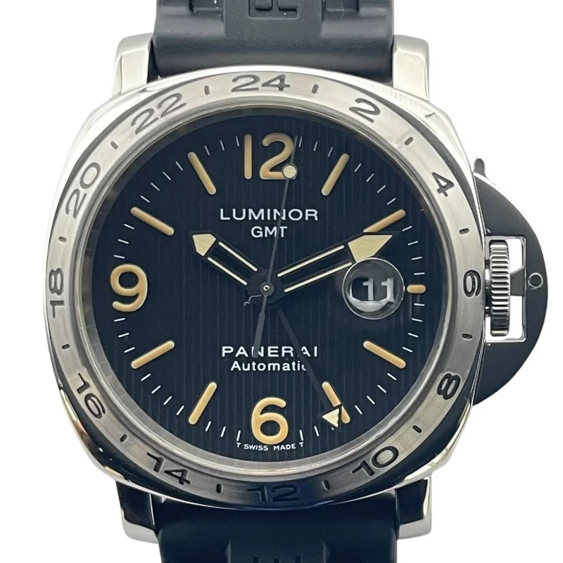 Panerai — PANERAI Luminor GMT 1000 PAM00029 44mm SS Black Dial Automatic 1998 #OKW1316